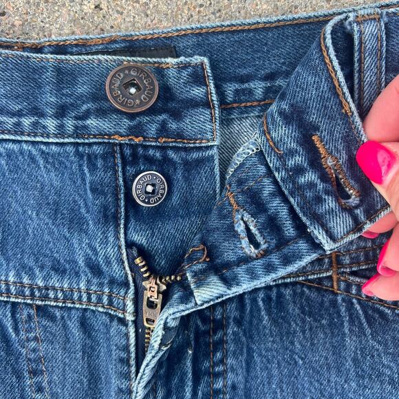 Vintage 90s Marithe Francois Girbaud High Rise V Yoke Cargo Pocket Jeans 32M - Picture 2 of 5